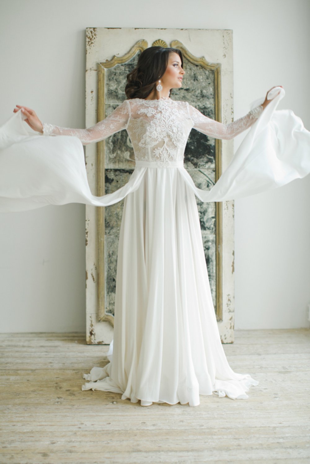 Волшебное белоснежное платье невесты