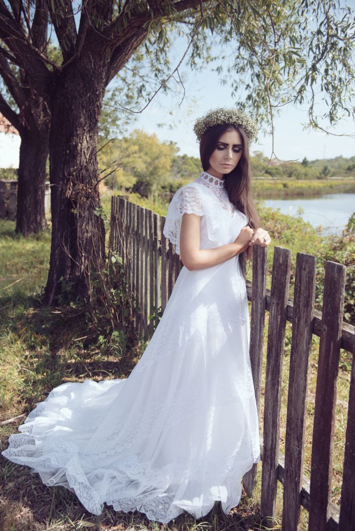 Платье невесты в ретро-стиле